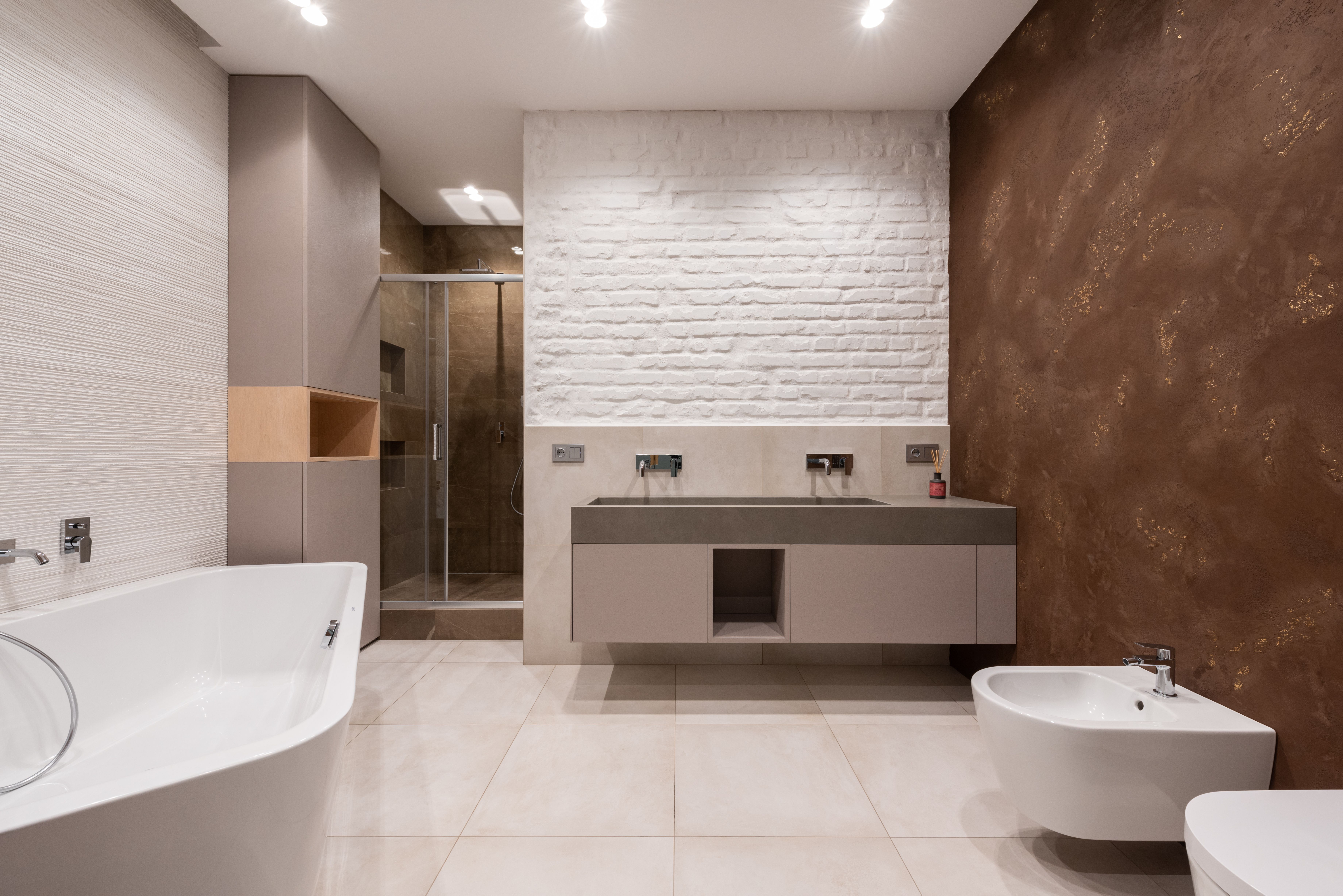 Primary bathroom renovation plumbing in Vaughan